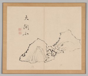 池野大河、第1巻6、18世紀後の景観研究のダブルアルバム。 作： Aoki Shukuya