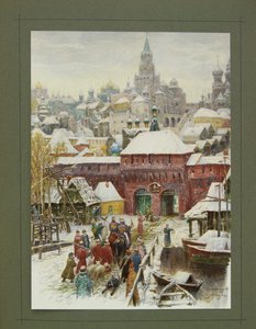 N.クテポフによるロシアの大公爵、皇帝、帝国の狩猟のイラスト、1896年 作： Apollinari Mikhailovich Vasnetsov