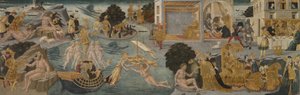ユリシーズの冒険、1435-45 作： Apollonio di Giovanni di Tommaso