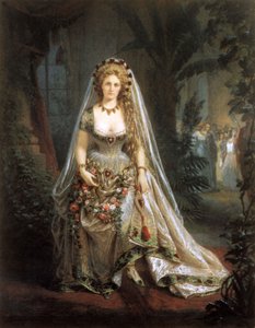 ハートの女王としてのカスティリオーネ伯爵夫人、ピエール・ルイ・ピアソン（1822-1913）1861-63（ガッシュで上塗りされた塩紙のプリント）による写真の後 作： Aquilin Schad