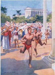 1925年のオリンピックのフットレース
