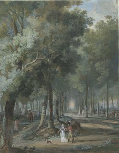 公園のハイカー