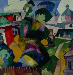 風景、1900年代〜1910年代 作： Aristarkh Vasilievic Lentulov
