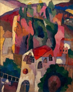 ポプラ、1916 作： Aristarkh Vasilievic Lentulov