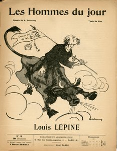 Les Hommes du jour "の表紙、第15号 作： Aristide Delannoy
