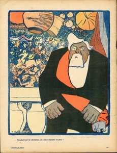 The Butter Plate, 328番, カラフルな風刺 作： Aristide Delannoy
