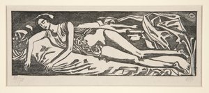 リクライニングウーマン 作： Aristide Maillol