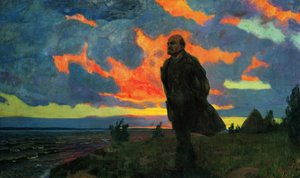 レーニンとラズリフ、1934 作： Arkadij Aleksandrovic Rylov