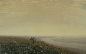 朝のドニエプル川、1881 作： Arkhip Ivanovich Kuindzhi