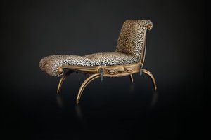 調整可能なデイベッド、1921〜25年 作： Armand Albert Rateau