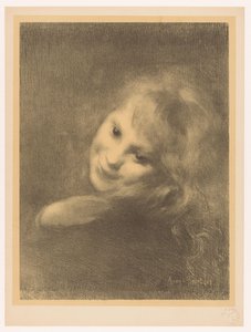 笑顔の女の子 作： Armand Berton