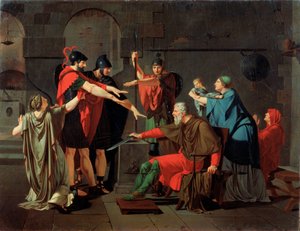 ホラティウスの誓い、1791年。 作： Armand Charles Caraffe