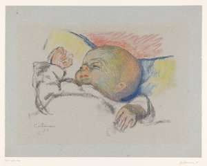 眠っている赤ちゃん 作： Armand Guillaumin