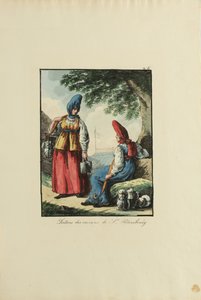サンクトペテルブルクの酪農家、1817 年 作： Armand Gustave Haubigant