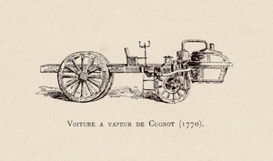 キュニョーの蒸気機関車 作： Armand Jean Heins