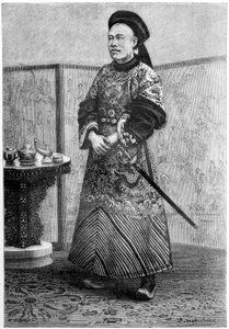 Mツェン、パリの中国大臣、1895年。 作： Armand Kohl
