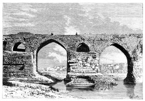 デズフル橋、イラン、1895年。