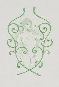 オランダ語：シャルル・ボードレール『Les Fleurs du Mal』のクロージング・ヴィネット 作： Armand Rassenfosse