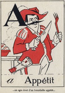 文字 A: L