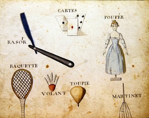 シャルル・プランテ・ファインアーツ社の「1814年のフランスのアルファベット・ブック」からの挿絵 作： Arnaud de Beauregard