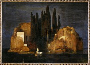 死者の島（油彩・キャンバス） 作： アーノルド・ベックリン
