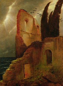 海辺の廃墟 作： Arnold Böcklin