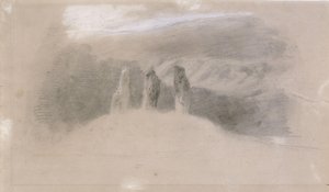 巨石墳 作： Arnold Böcklin