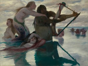 海の中で 作： Arnold Böcklin