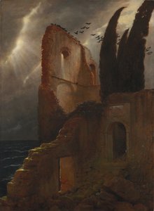 海辺の廃墟 作： Arnold Böcklin