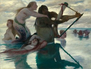 海の中で 作： Arnold Böcklin