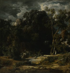 ローマの風景、1852 作： Arnold Böcklin