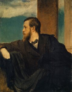 自画像、1862年。 作： Arnold Böcklin