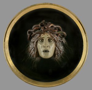 メデューズの顔をした盾、1897年 作： Arnold Böcklin