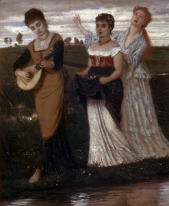 春、1876。 作： Arnold Böcklin