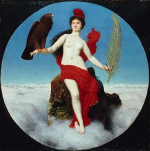 フリーダムヘルベティア、1891年。 作： Arnold Böcklin