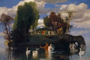 生命の島」1888年 作： Arnold Böcklin