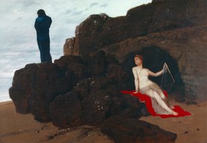 ユリシーズとカリプソ、1882 年。 作： Arnold Böcklin