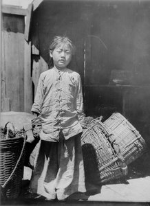 魚屋の娘、チャイナタウン、サンフランシスコ 作： Arnold Genthe