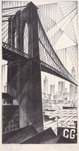 ブルックリンブリッジ 作： Arnold Ronnebeck
