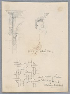 Diane de Poitiersの家から建築の詳細 作： Arnold William Brunner