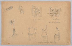 ブールジュの建築の詳細 作： Arnold William Brunner