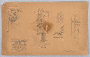 ヌヴェールの建築の詳細 作： Arnold William Brunner