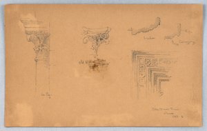 ヴェネツィアの建築の詳細 作： Arnold William Brunner