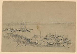 漁村 作： Arnold William Brunner