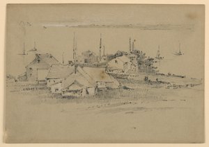 漁村 作： Arnold William Brunner