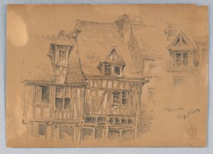ルーアンの住宅 作： Arnold William Brunner
