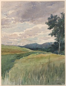 田舎の風景 作： Arnold William Brunner
