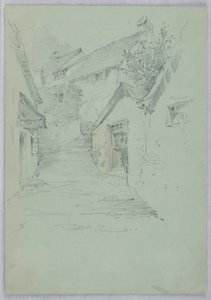 家の間の狭い階段 作： Arnold William Brunner