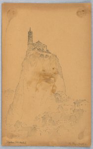 ロシェ・サン・ミッシェル、ル・ピュイ 作： Arnold William Brunner