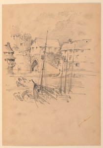 小さな漁港 作： Arnold William Brunner